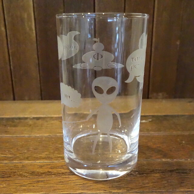 おうちサンドブラストデザイン入れ製作用・グラス2個セット