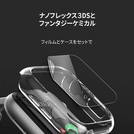 VICXXO Apple Watchプロテクトカバー＆フィルムセット