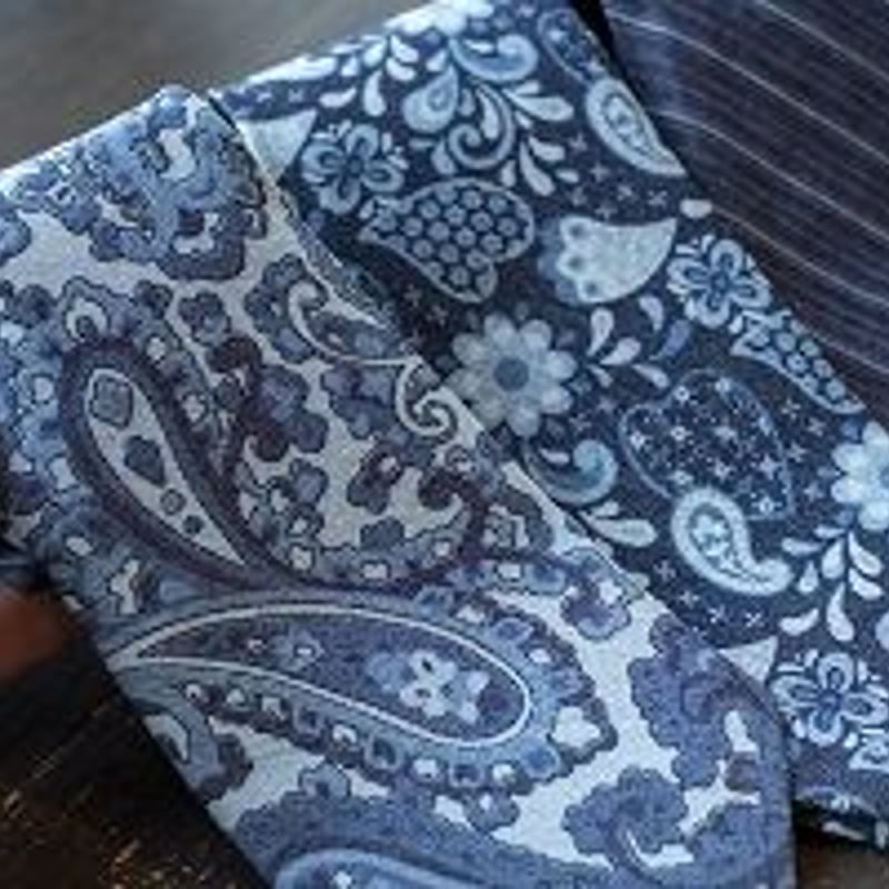 RRL ナバホ柄 デニム生地 カジュアルネクタイ RRL ナバホ柄 デニム生地 カジュアルネクタイ ?media_id