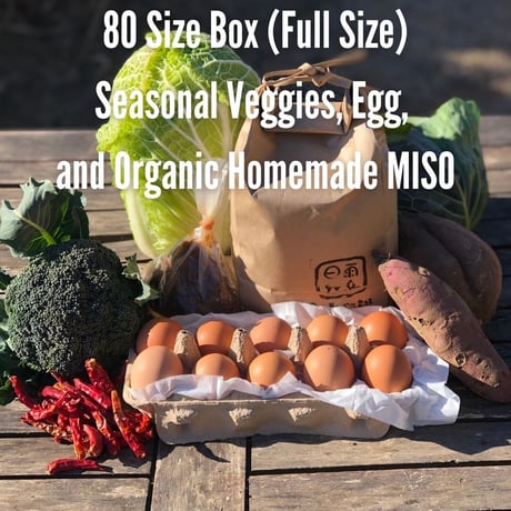 (80size) Farmer's choice Organic, Organic Miso, and Eggs!