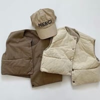リバーシブルダウンベスト