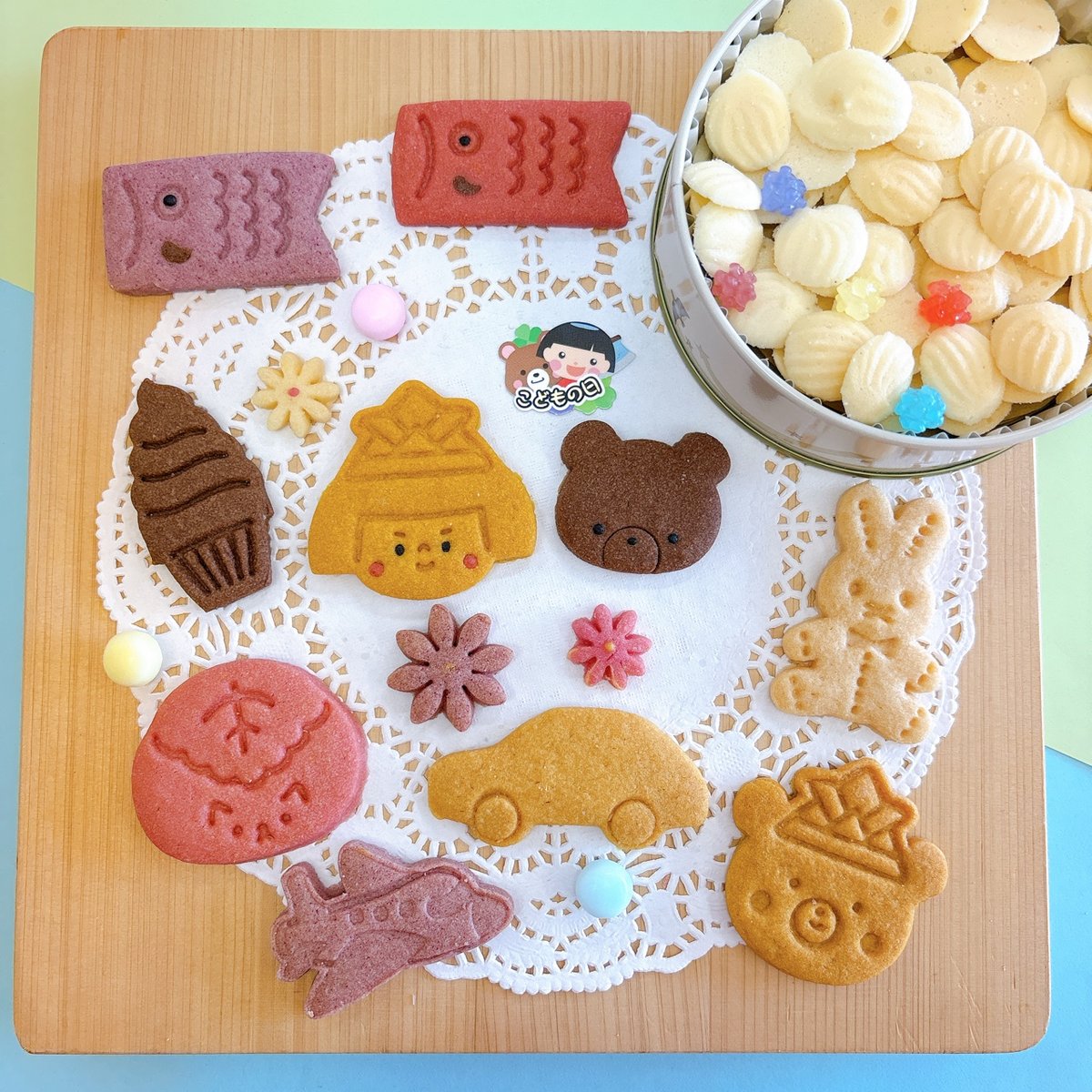 こどもの日クッキー缶 | おかしの家
