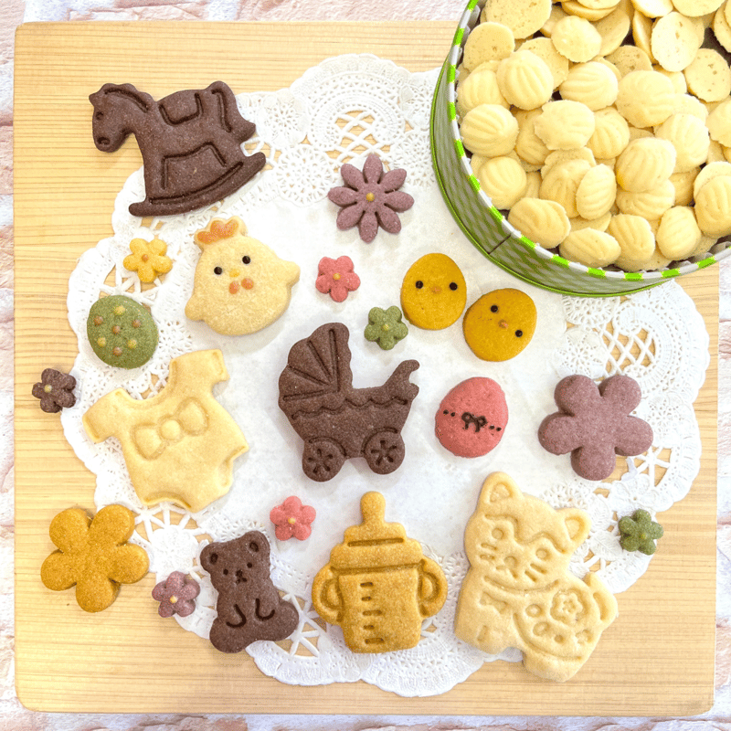 ☆受注生産☆出産祝いや内祝いに☆赤ちゃんクッキー缶 ～Welcome baby 