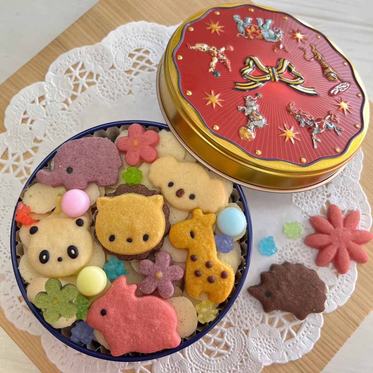 ドキドキッ☆わくわく☆動物園クッキー缶 | おかしの家