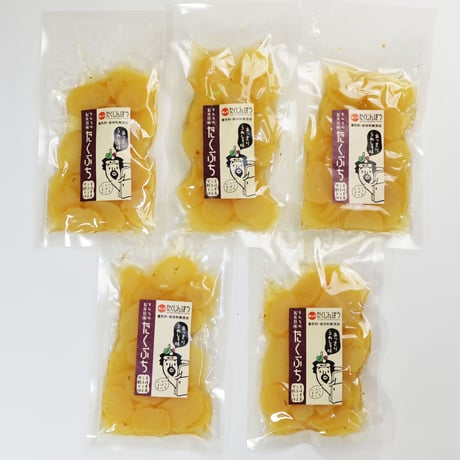 【ポスト投函送料込】【食べきり】たくぷち　あっさりうめしそ味　６０ｇ　５袋セット　※日時指定・代引き不可☆