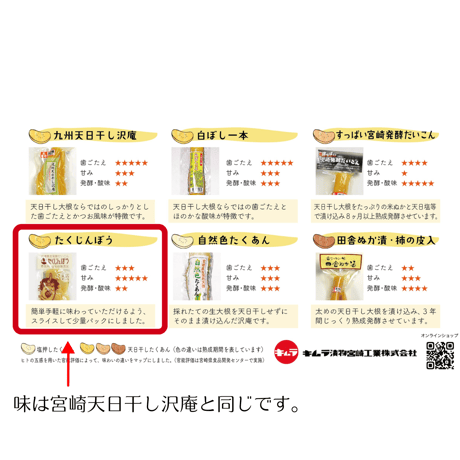 【☆スライスタイプ☆】宮崎天日干し沢庵