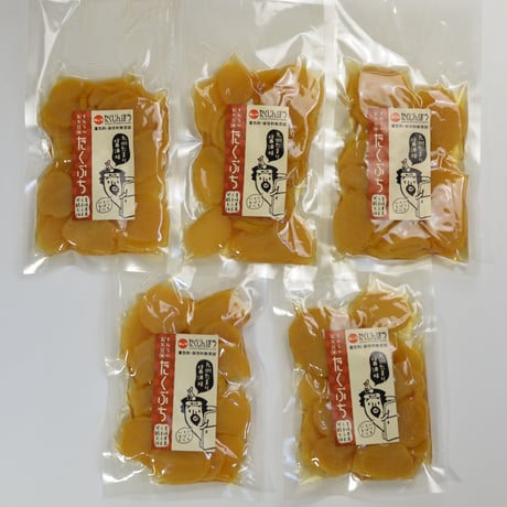【ポスト投函送料込】【食べきり】たくぷち　九州たまり醤油漬　６０ｇ　５袋セット　※日時指定・代引き不可☆