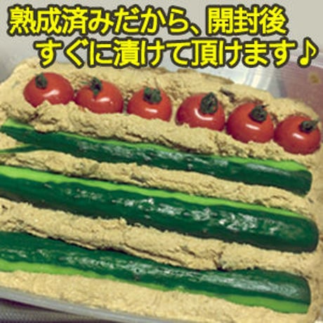 【送料込み】おうちで発酵食品を作ろう！熟成ぬか床と浅漬の素セット☆