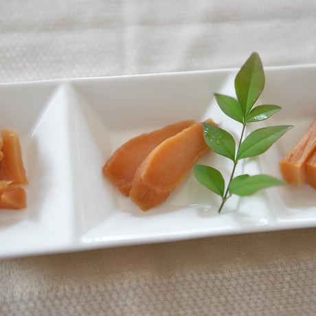 【宮崎お土産】弓削多木桶仕込みしょうゆ仕込み　旨しょうゆ発酵だいこん130g　5袋セット ☆
