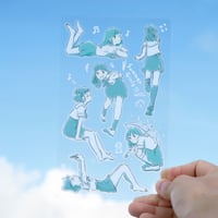 クリアステッカー「Summer Girls!!」