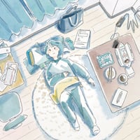 【スクエアステッカー6】何もしない