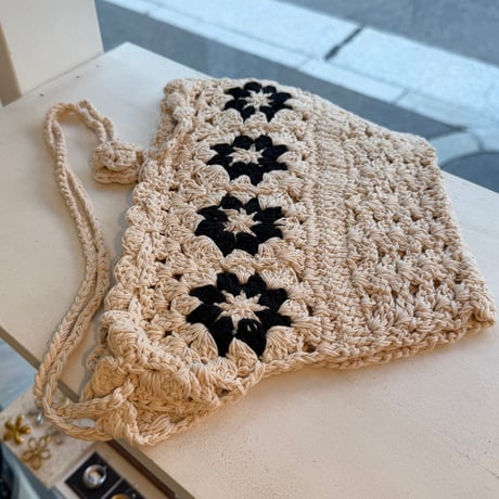 2606HW068(S) / Floral Hooded Bonnet（Beige）