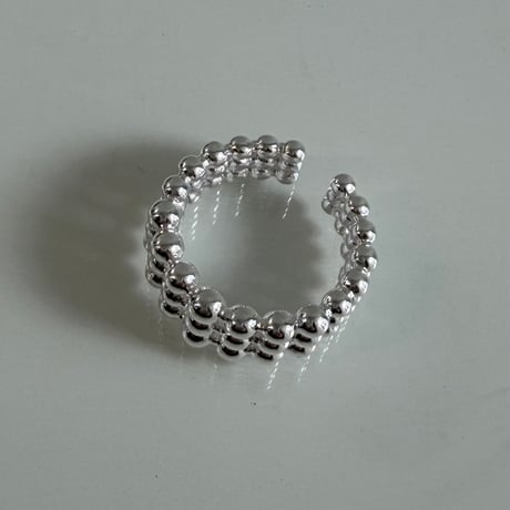 2604RG0770 / Mini ball line ring（Silver）