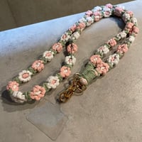 2508GS031（S）/ Flower knit phone shoulder（Green/Pink）