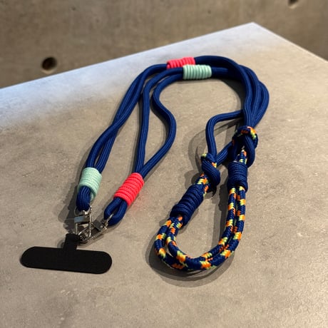 2504GS029（S）/ Multicolor Rope phone shoulder （Royal blue）