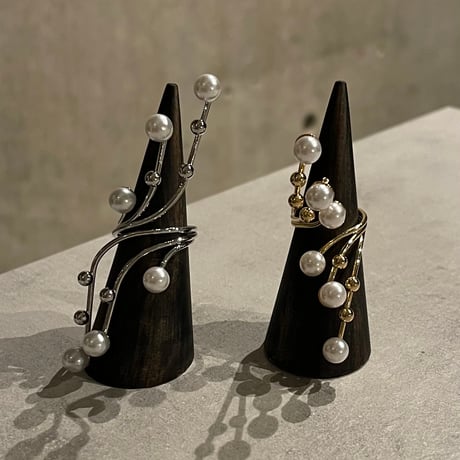 2512RG0711 / Long Pearl ring（Gold）