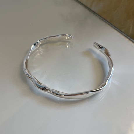 2405BR0049 / Craft wave Bangle（Silver）