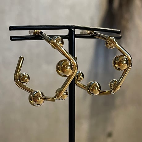 2507PR0795 / Ball hoop pierce（Gold）