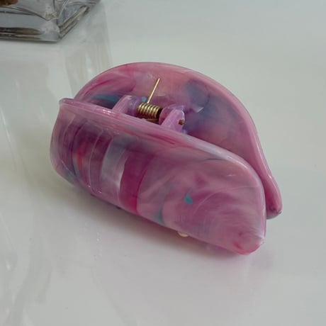 2606HA0089(S)/ Marble color Hair Clip（Purple）