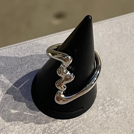 2510RG0685 / Length wave design Ring（Silver）