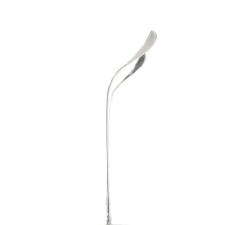 【 Select 】Metal Flame Rimless Squarer Sunglasses #1 (Silver/Lt.Grey)