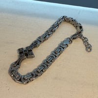 2606BR0134 / Vintage cross chain bracelet（Silver）