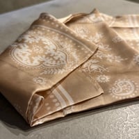 2501GS037(S)/ vintage flower print scarf（beige）