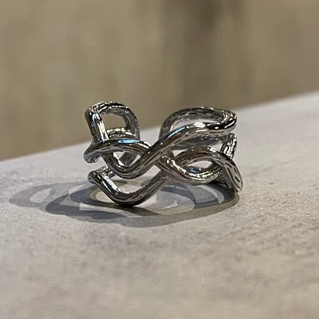 2505RG0619 / Craft wave line ring（Silver）