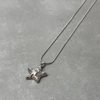 2606NC0400 / Metallic star pendant Necklace（Silver）