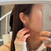 2602PR0837 / Metallic design pierce（Silver）