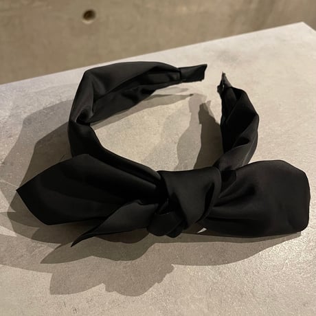 2503HA0062（S）/ Side Ribbon headband（Black)