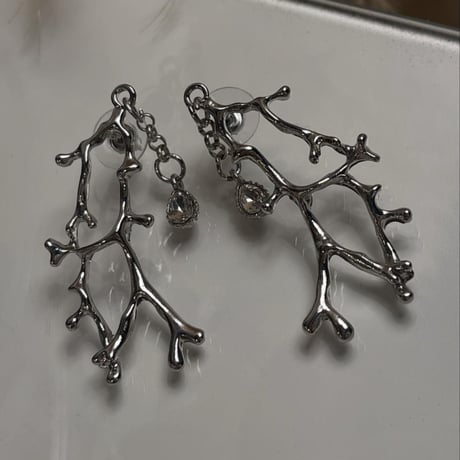 2312PR0620 / Brunch bijou charm Pierce（Silver）