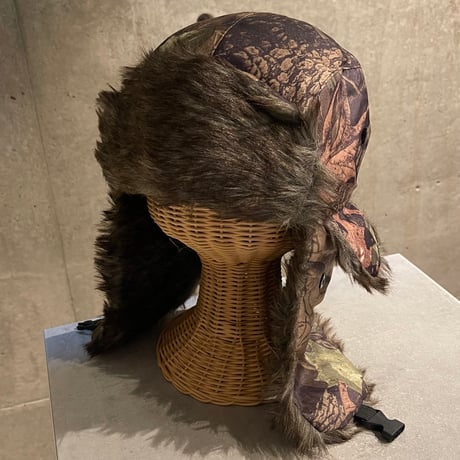 2510KC130103(S) / 2way flight fur cap（Pattern）