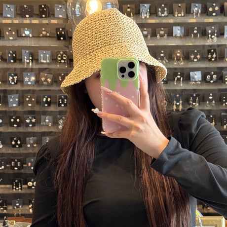 2505HW0092(S)/ Cotton bucket hat（Beige）