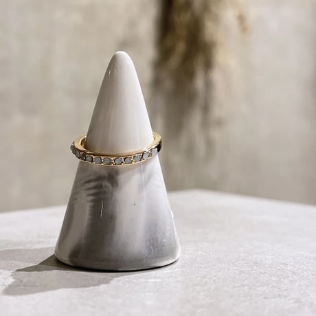 Minimum stone line ring（Gold） / 2211-RG0261
