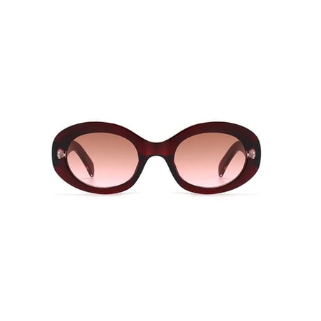 【 Select 】Vintage Oval High Quality Design Sunglasses (Wine)