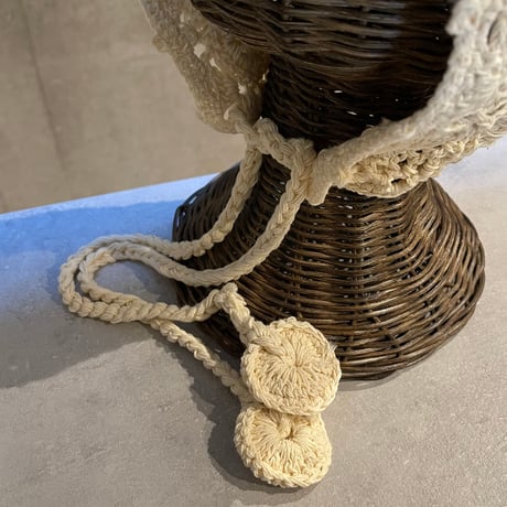 2504HW0083(S) / Crochet Knit cap（Beige）