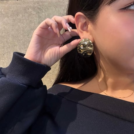 2411PR0730 / Craft curve plate Pierce（Gold）