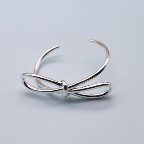 23SSBR004 / Metal Creative Bowknot Bangle（Silver）