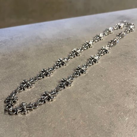2508NC0354 /  Cross design chain Necklace（Silver）