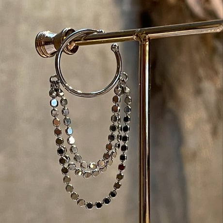 2403EC003 / Layer chain Ear Cuff（Silver）