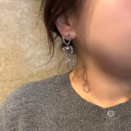 2503PR0756 / Craft Heart connect Pierce（Silver）