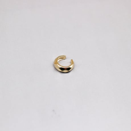 Rhombus cut design Small Earcuff （Gold） / EC085