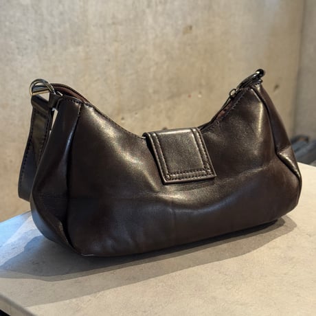 2507BG034(S)/ Mini Shoulder Bag （Brown)