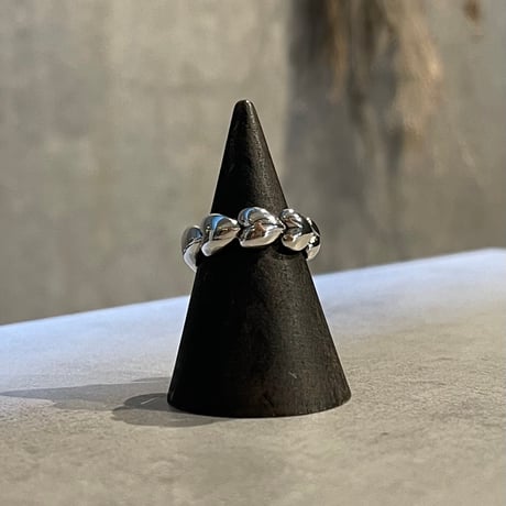 2406RG0479 / Heart motif line ring（Silver)