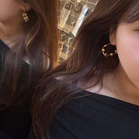 2507PR0795 / Ball hoop pierce（Gold）