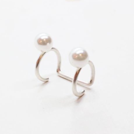 Medium metal Ear Cuff （SILVER） / EC-019
