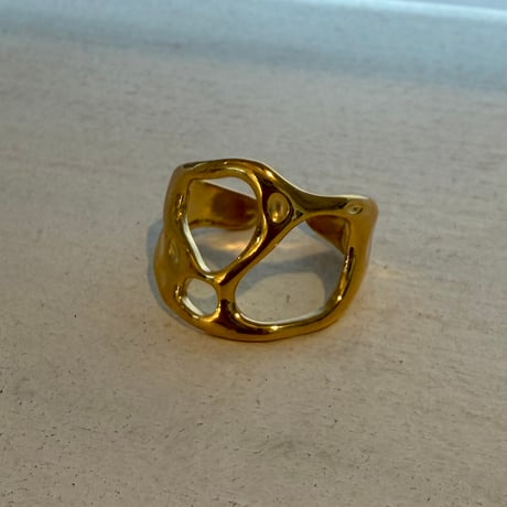 2606RG0814 / Craft hole design ring（Gold）