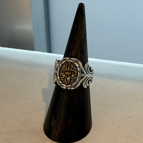 2606RG0803 / Vintage metal oval ring（Silver）