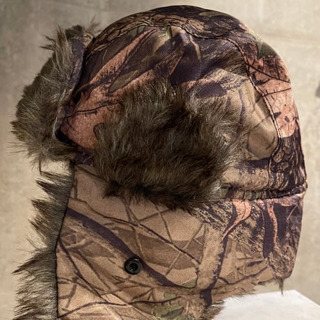2510KC130103(S) / 2way flight fur cap（Pattern）